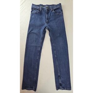 Wrangler Jeans Mens 34x34 Blue 1096FXVMF Straight Leg Denim Stretch